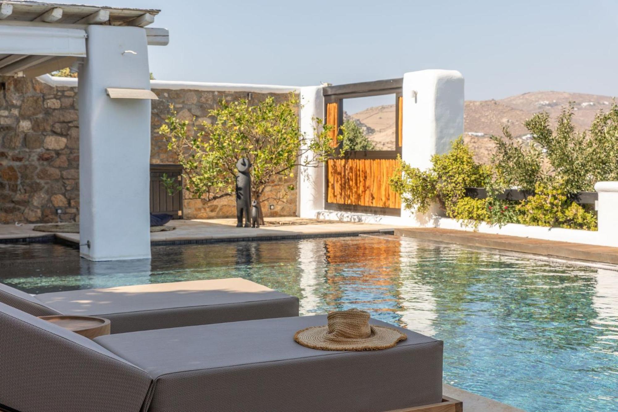 Myconian Platinum Senior & Deluxe Villas Kalafatis Luaran gambar