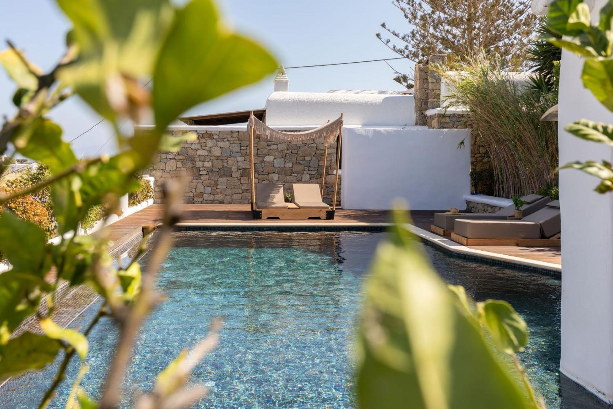 Myconian Platinum Senior & Deluxe Villas Kalafatis Luaran gambar