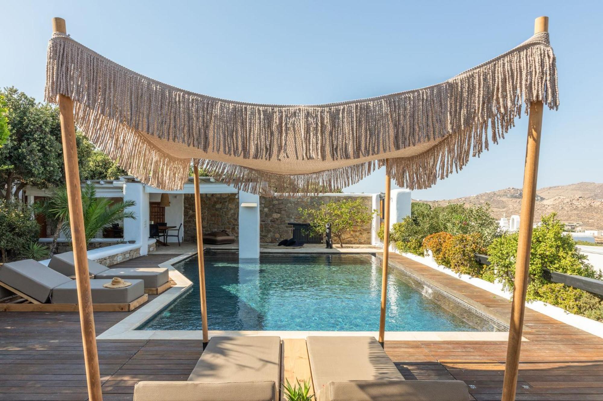 Myconian Platinum Senior & Deluxe Villas Kalafatis Luaran gambar