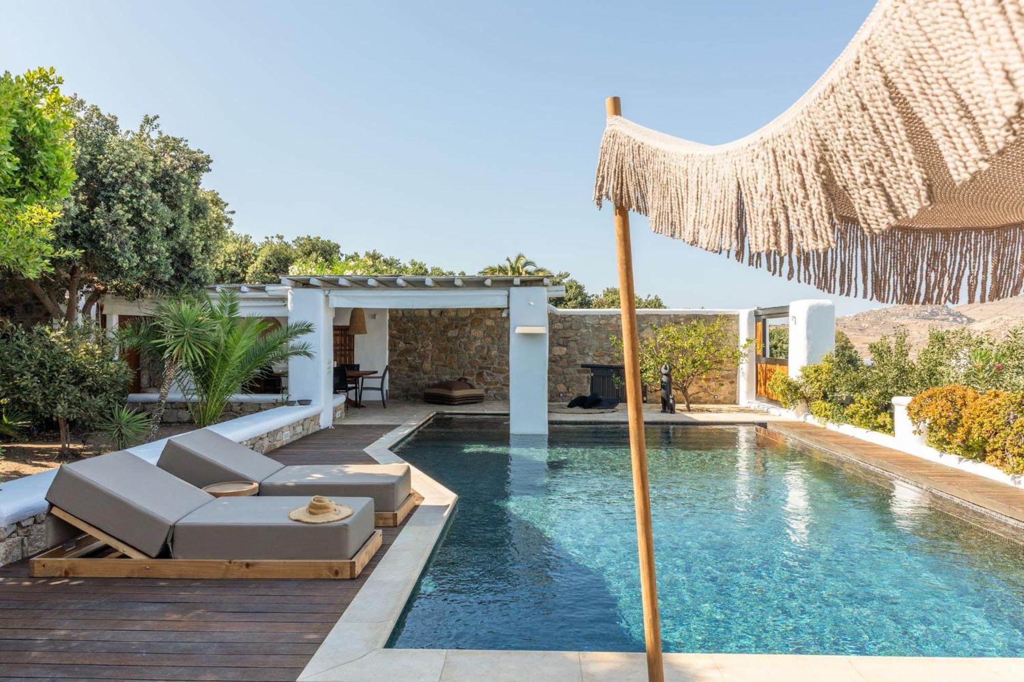 Myconian Platinum Senior & Deluxe Villas Kalafatis Luaran gambar