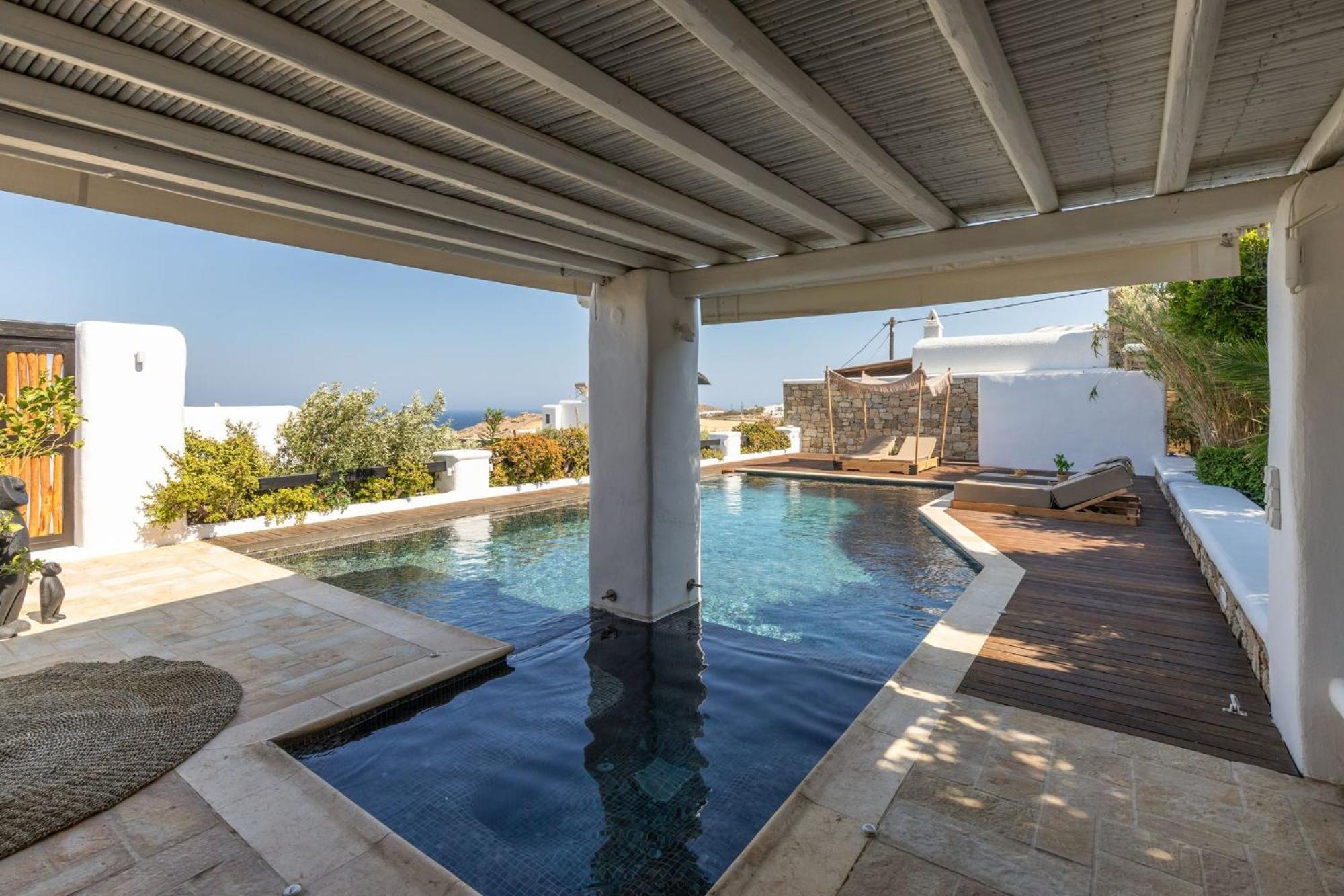 Myconian Platinum Senior & Deluxe Villas Kalafatis Luaran gambar